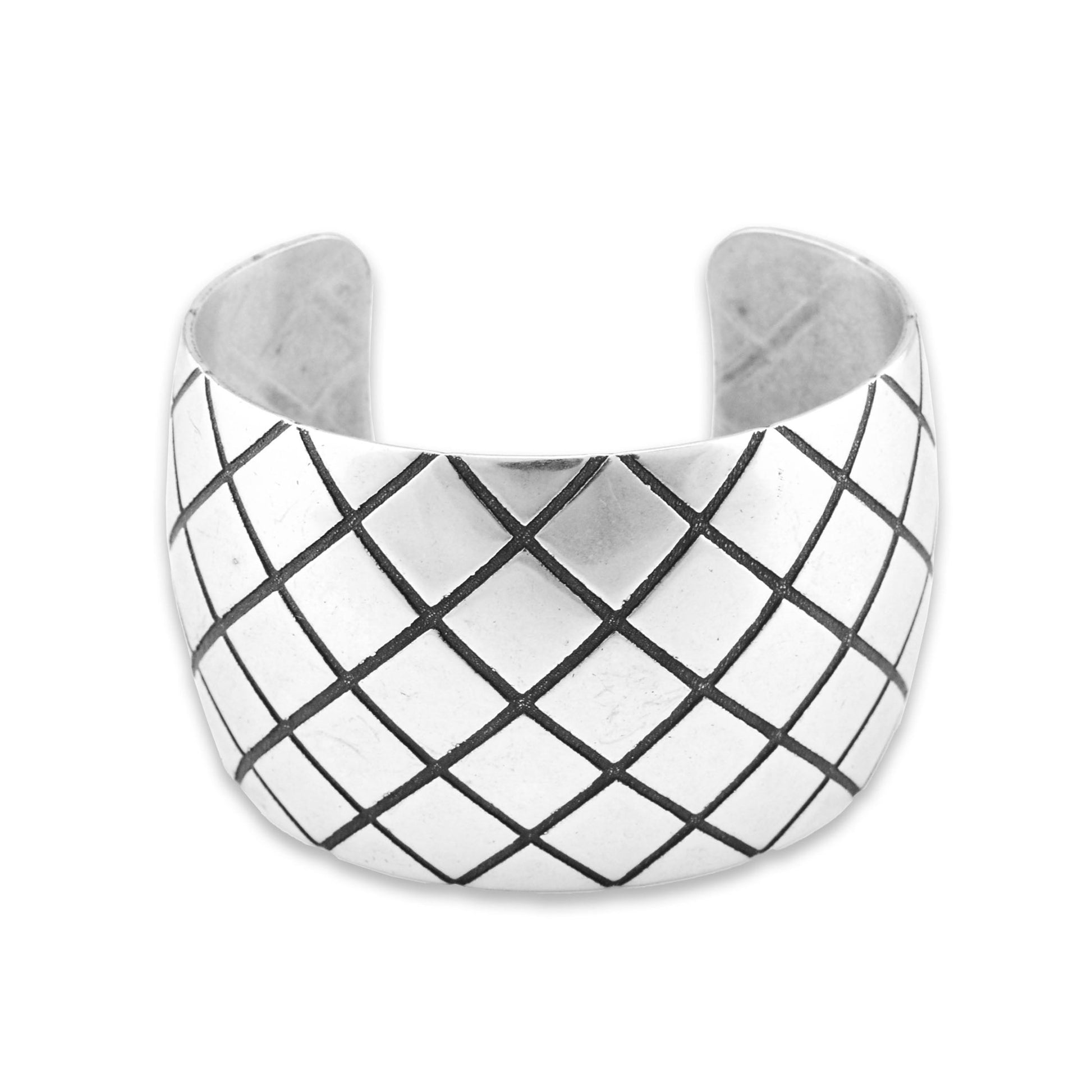 Crossing paths Large silver cuff Johnny LTD
