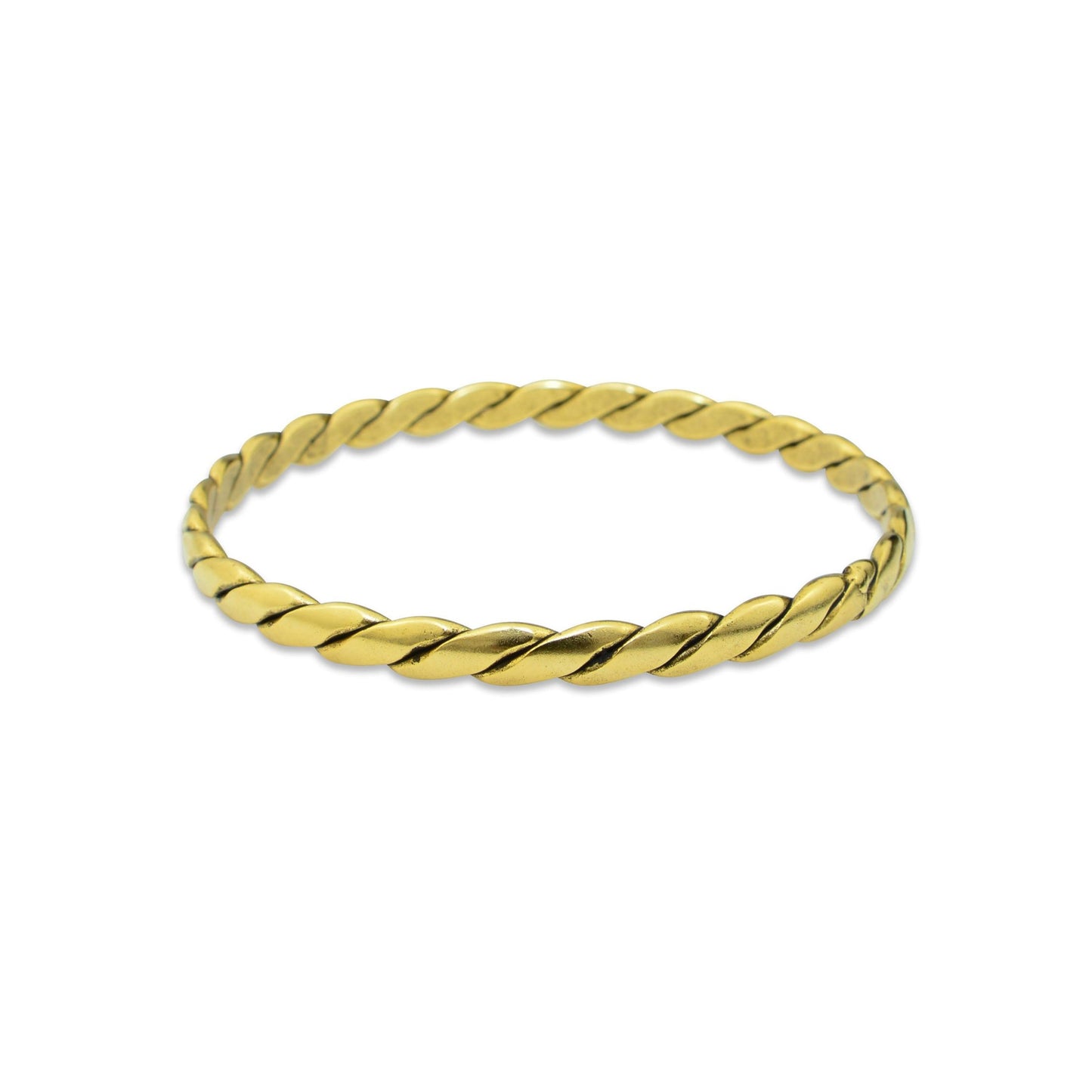 Gold Braided Bangle Johnny Girl