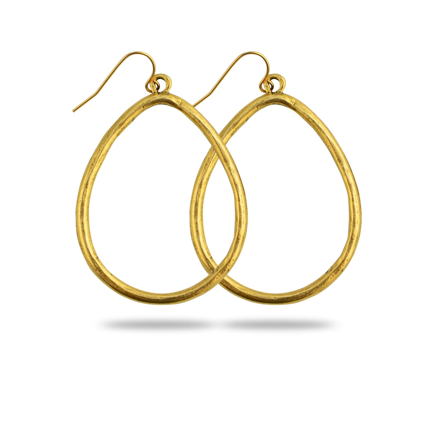 Gold Hoop Earrings Large