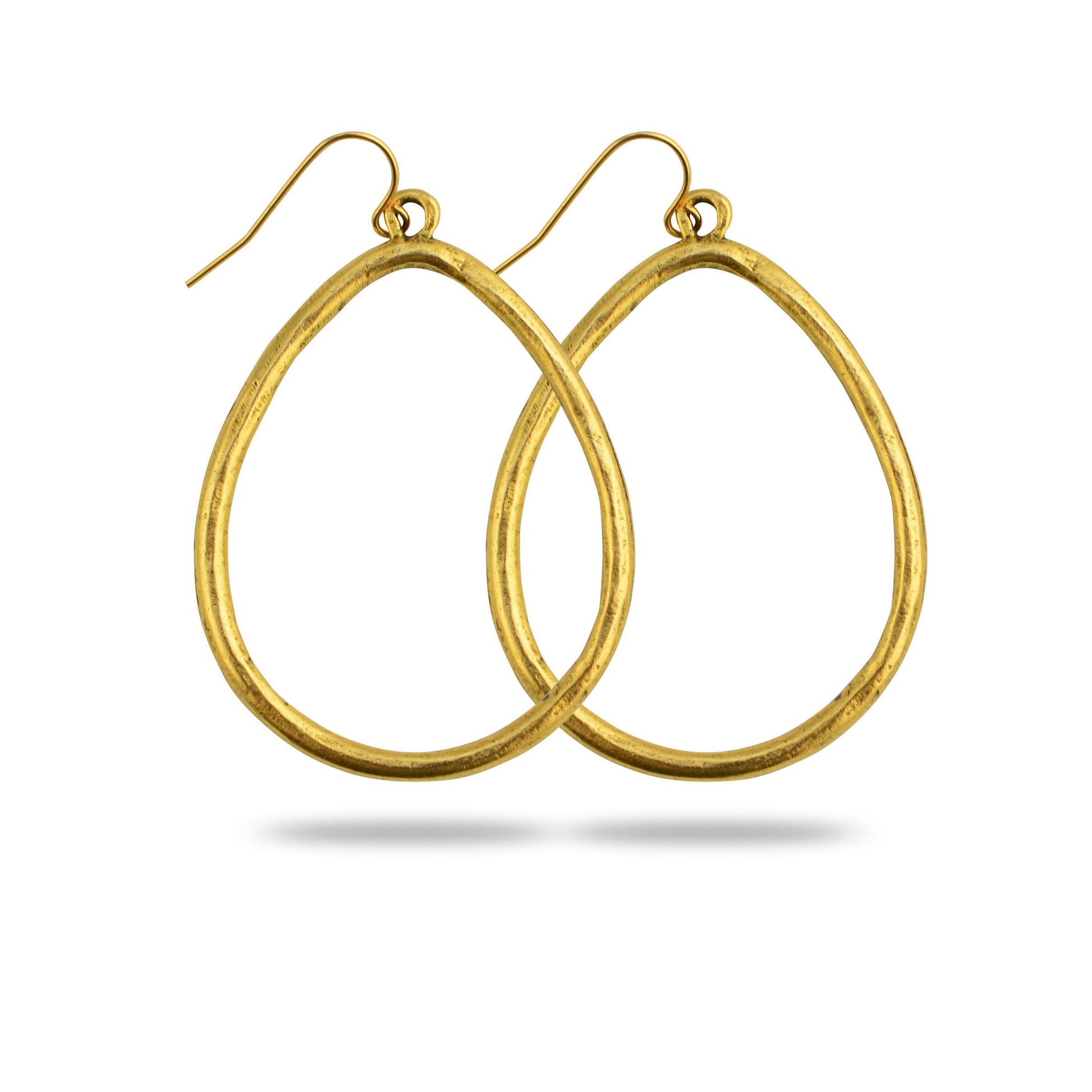 Gold Hoop Earrings Large