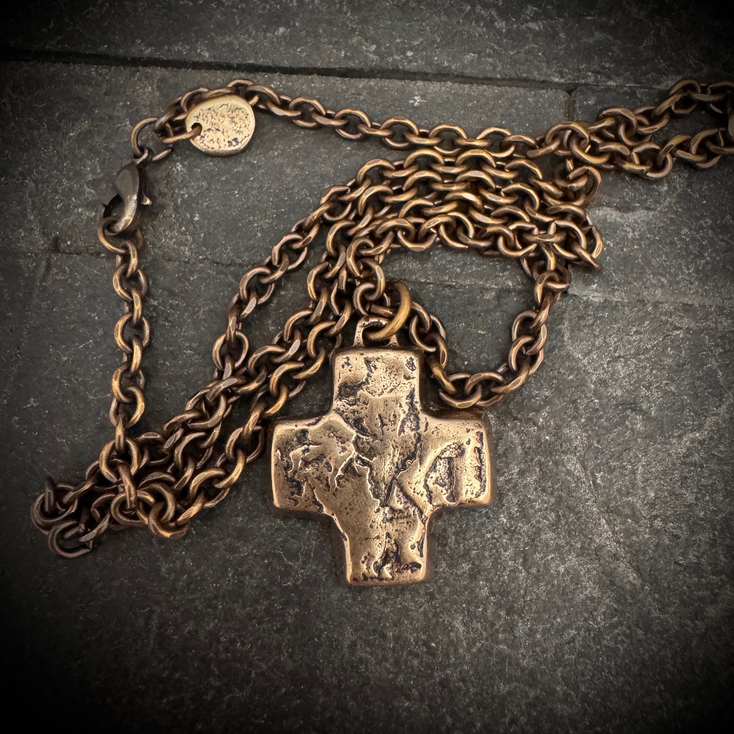 Small Hammered Cross