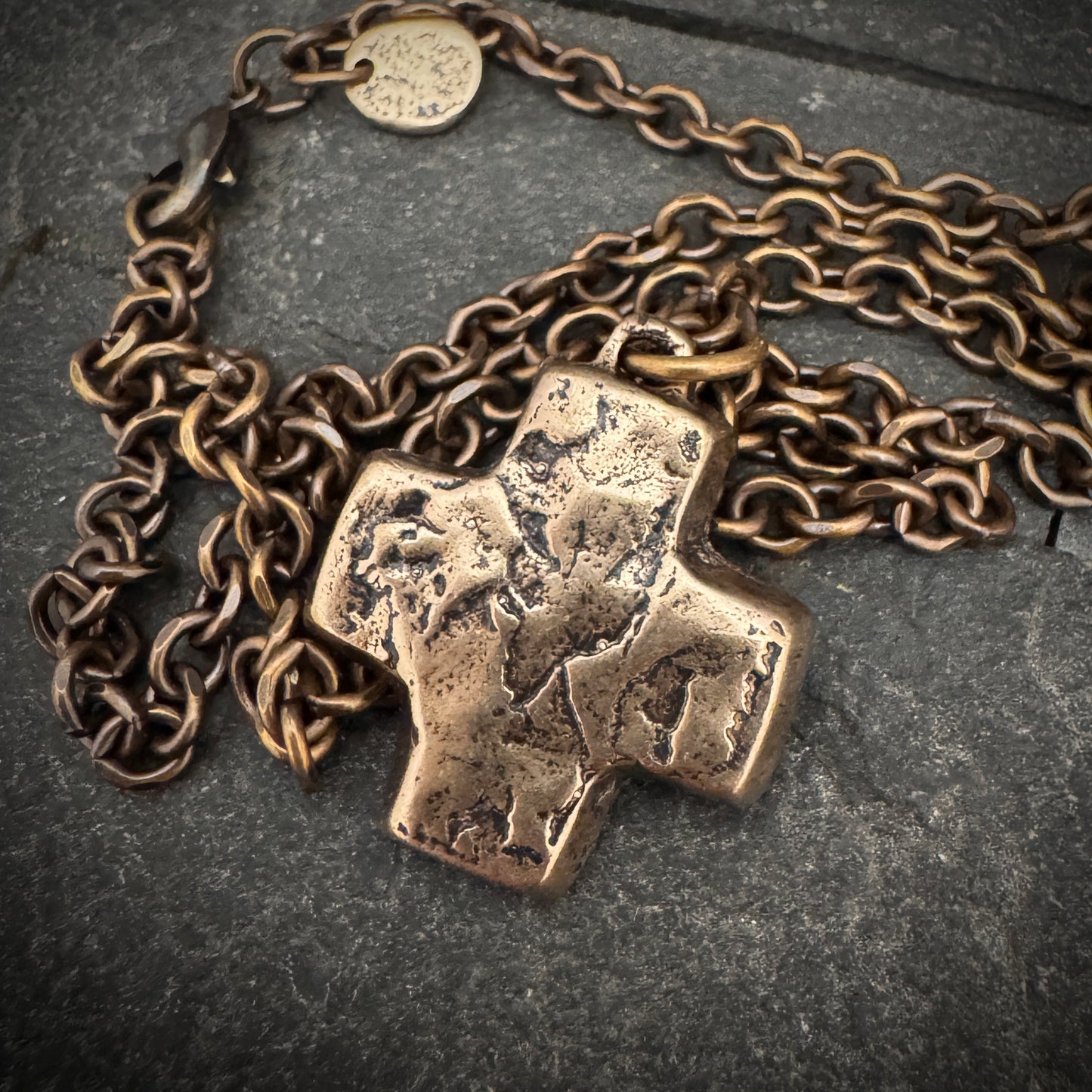 Small Hammered Cross