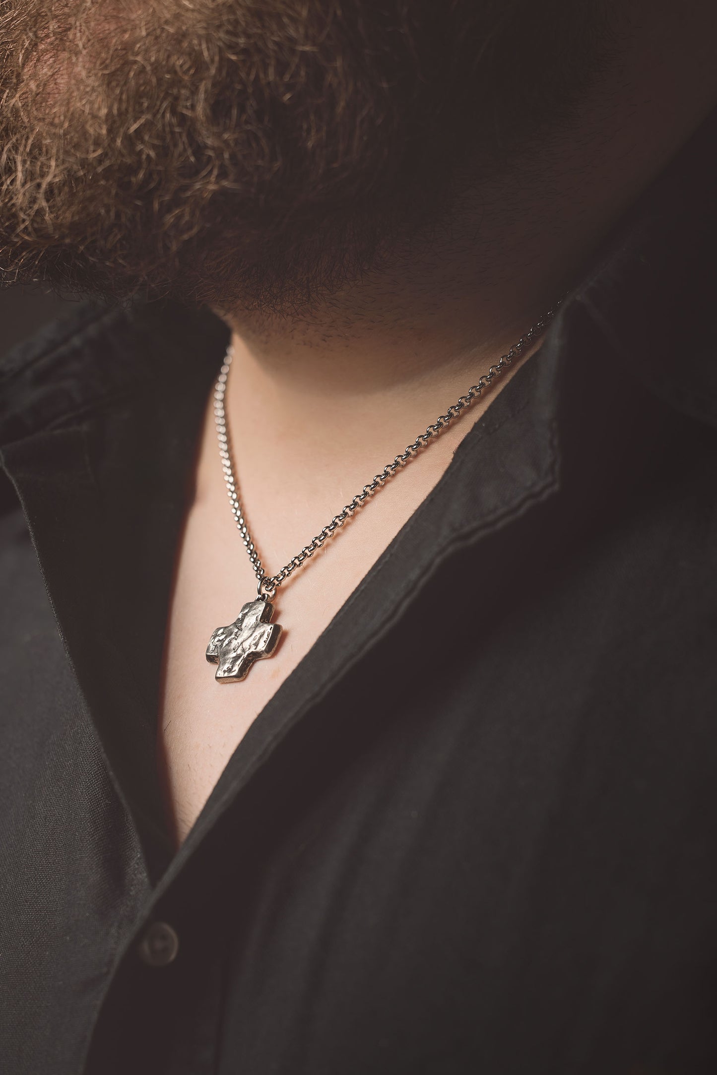 Small Hammered Cross