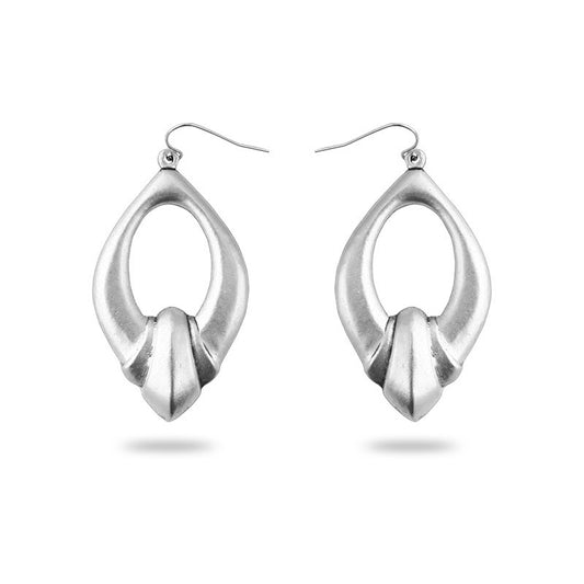 JSE-016A800px Adaline Hoops Silver Earrings Johnny Girl