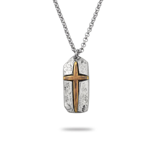 Mixed Metal Cross JOhnny LD