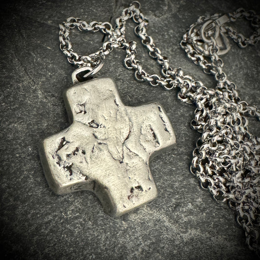 Small Hammered Cross