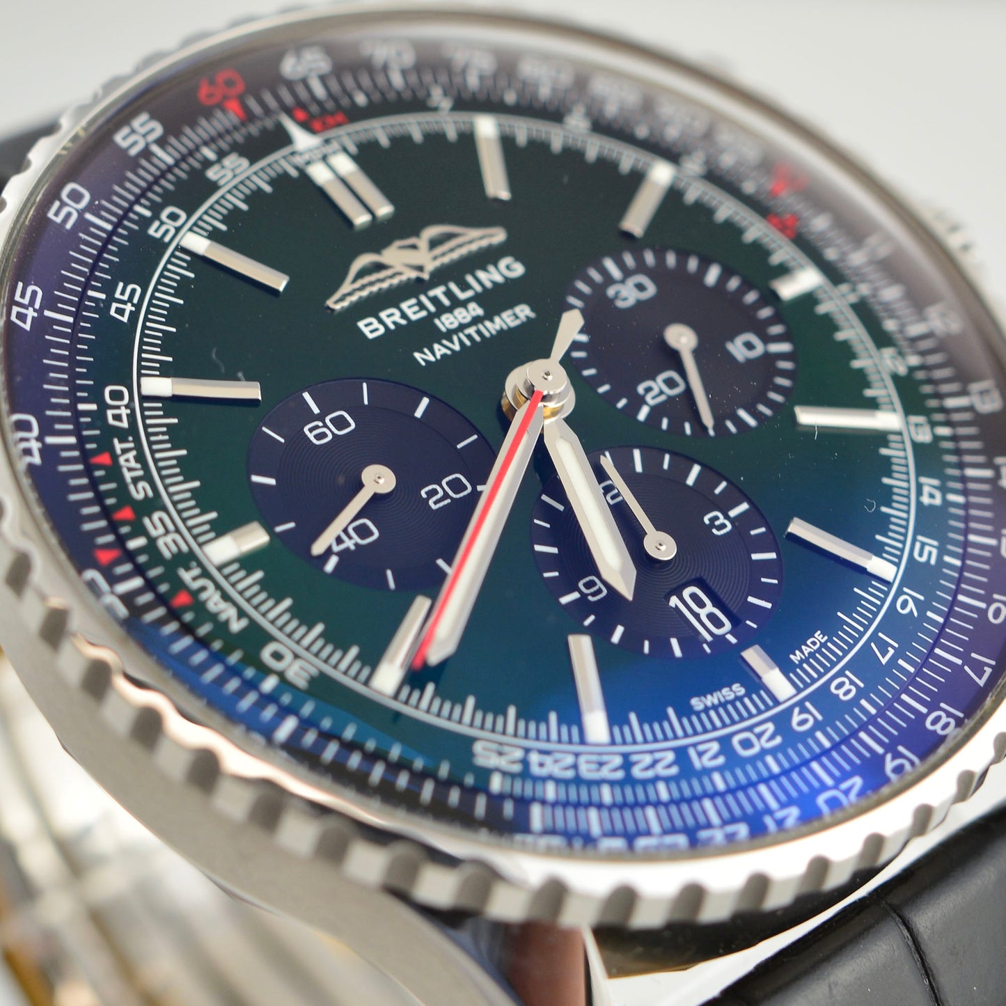 Breitling Navitimer B01 Chronograph 46 Watch - Green Dial