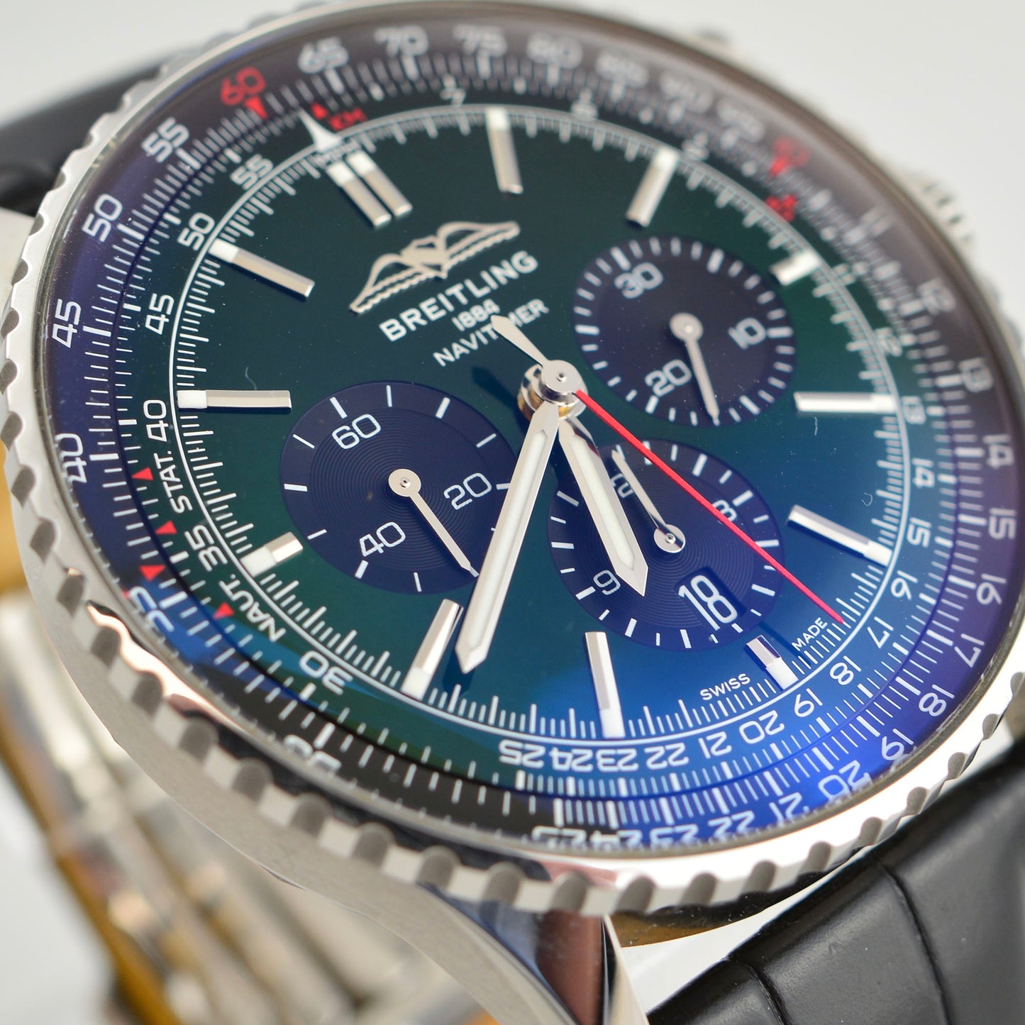 Breitling Navitimer B01 Chronograph 46 Watch - Green Dial