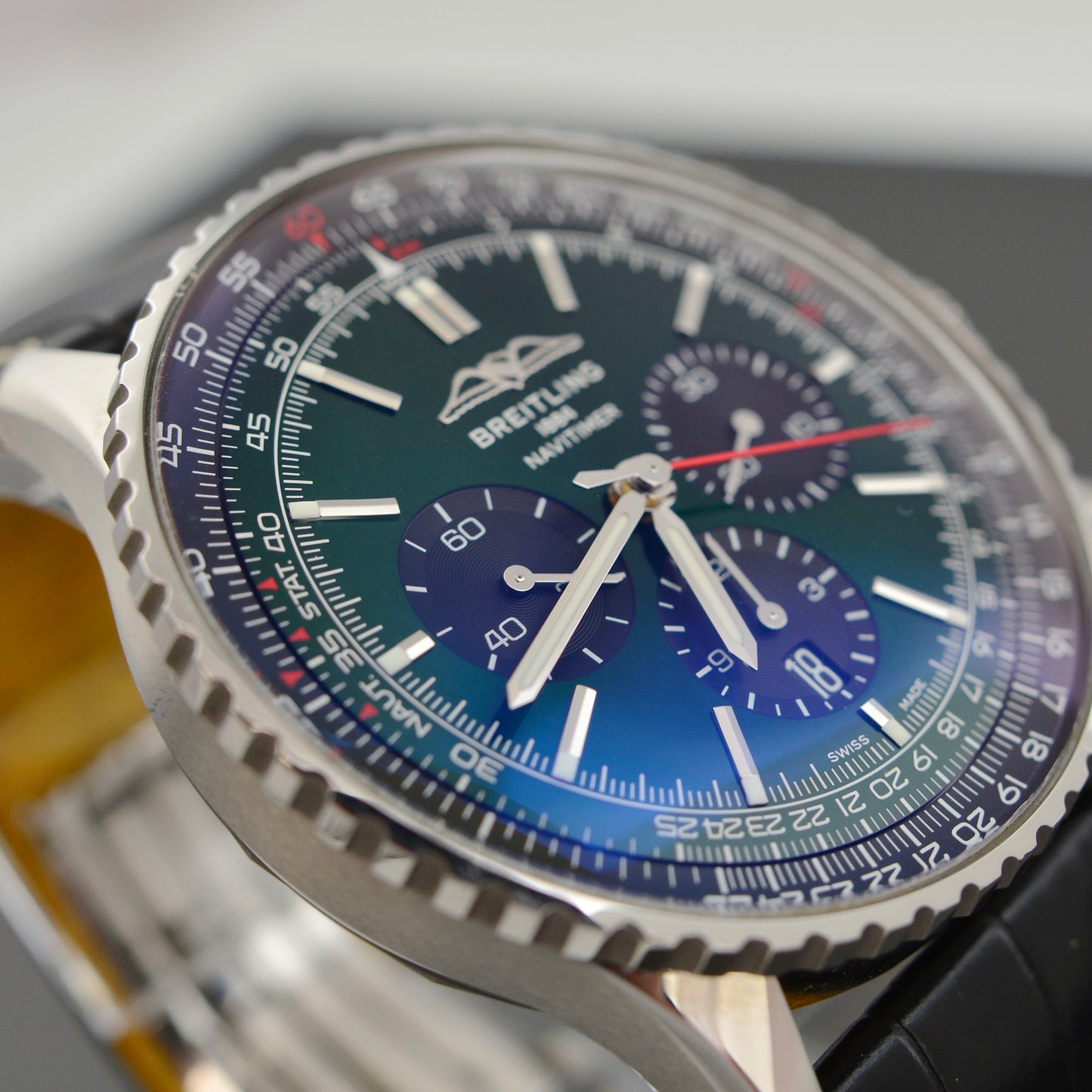 Breitling Navitimer B01 Chronograph 46 Watch - Green Dial
