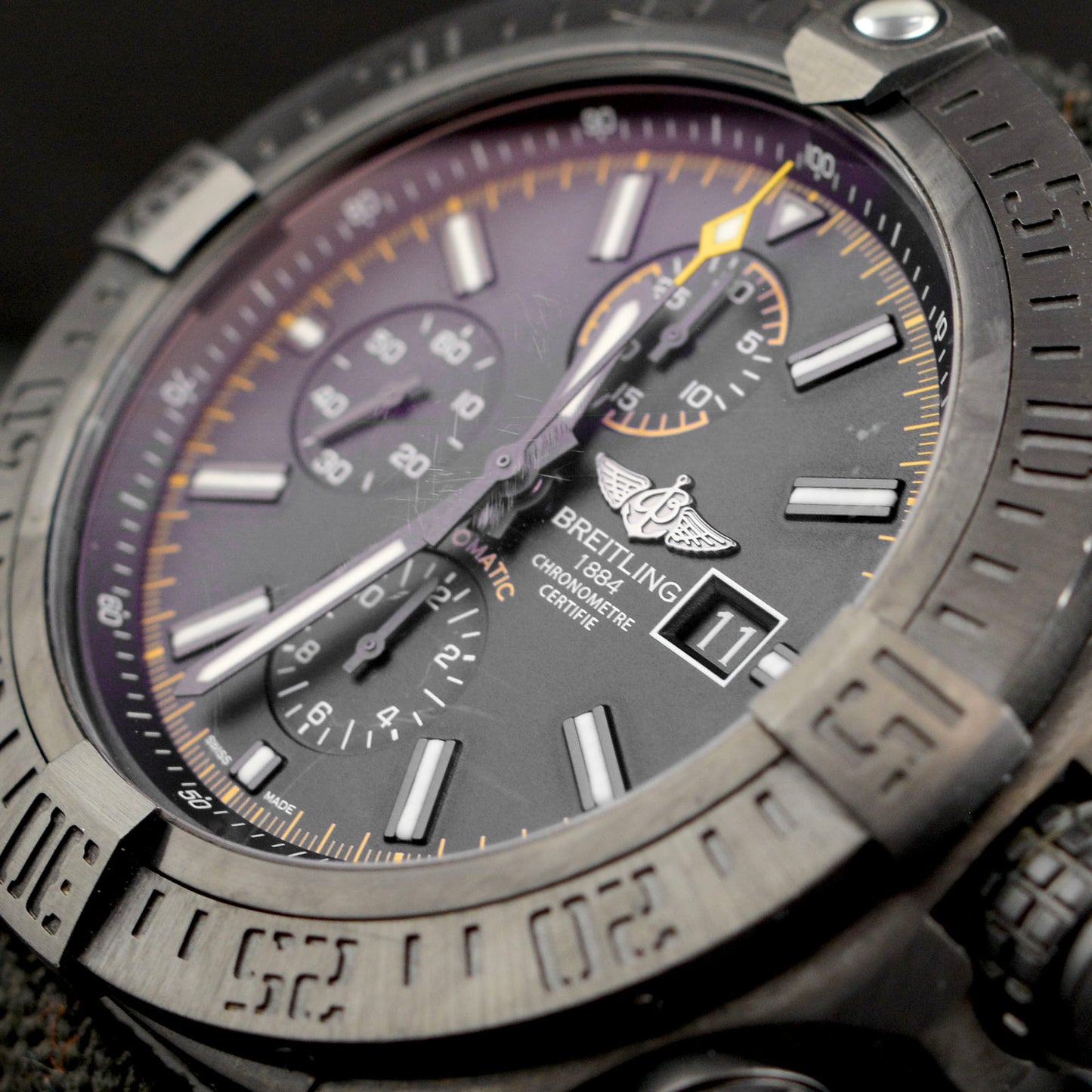 Breitling Super Avenger II Black Steel M13371 – Limited Edition (#61/300)