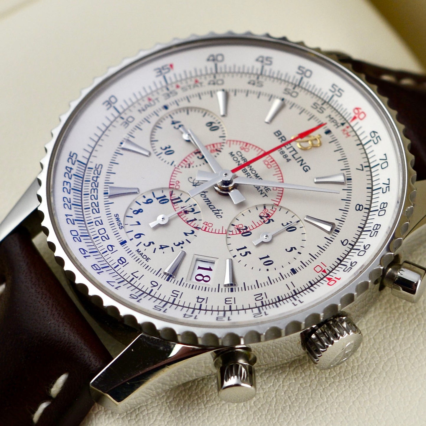 Breitling Montbrillant 01 Limited Edition 40mm Watch - AB0131