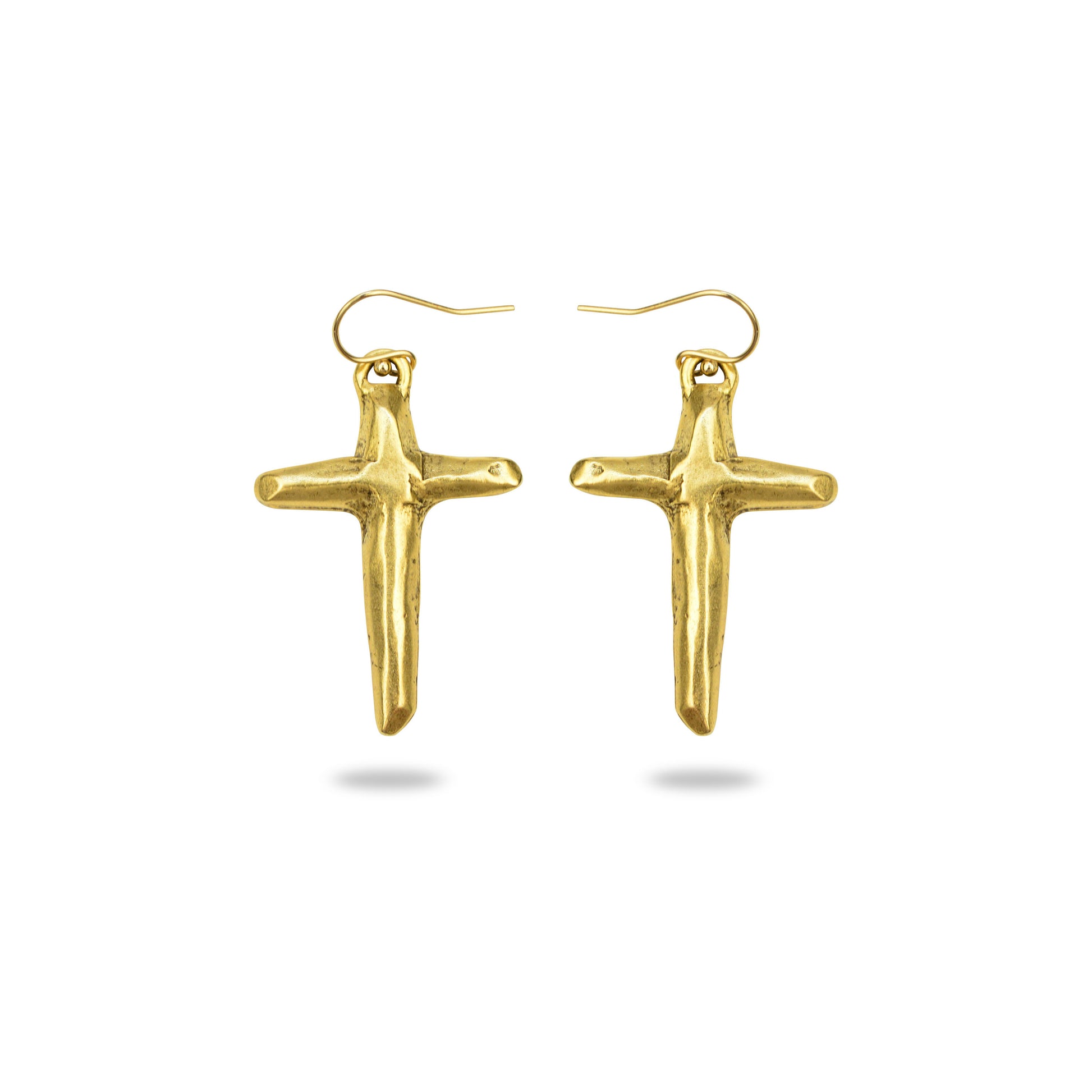 Cross Earrings Johnny LTD Gold Cross