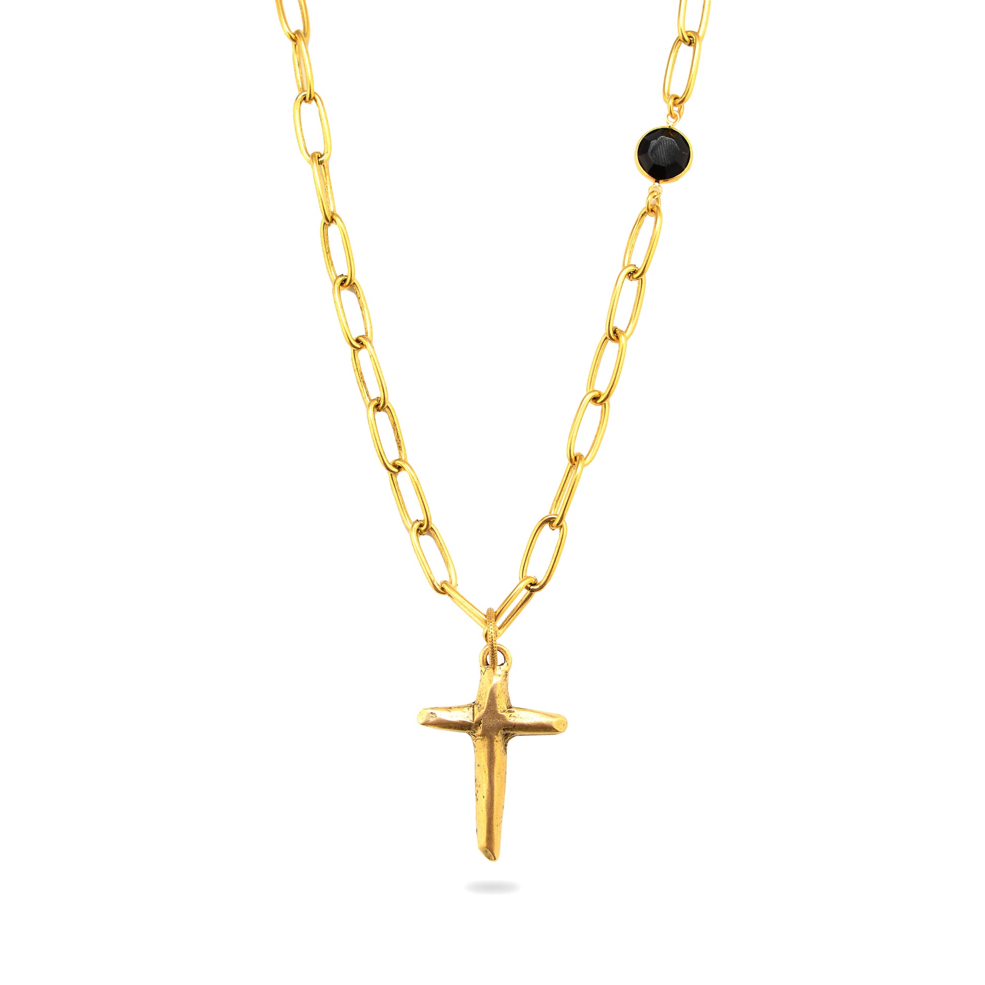 Gold Cross Necklace Cross JOhnny LTD