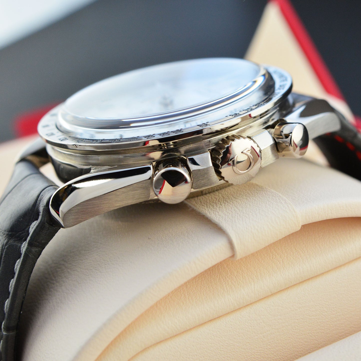 Rare - Omega Speedmaster Broad Arrow One of 99 18k White Gold - Freshly Serviced