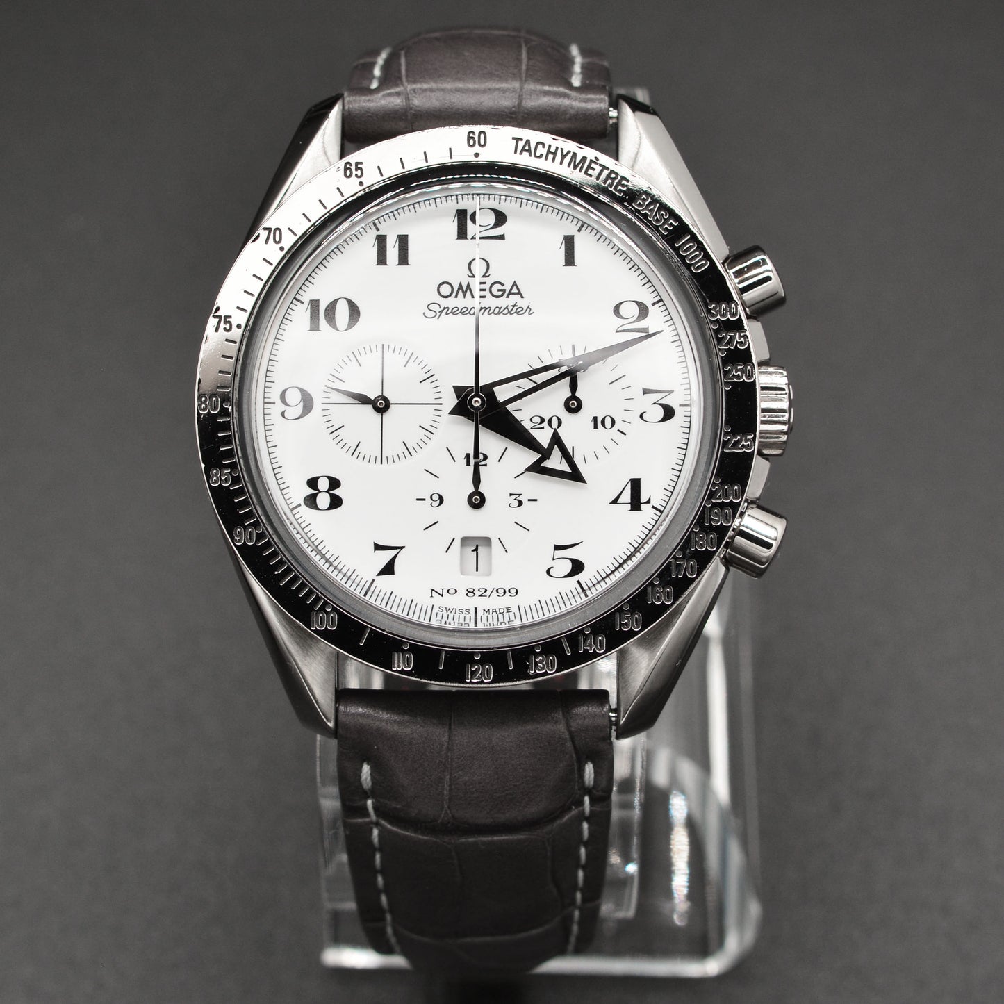 Rare - Omega Speedmaster Broad Arrow One of 99 18k White Gold - Freshly Serviced