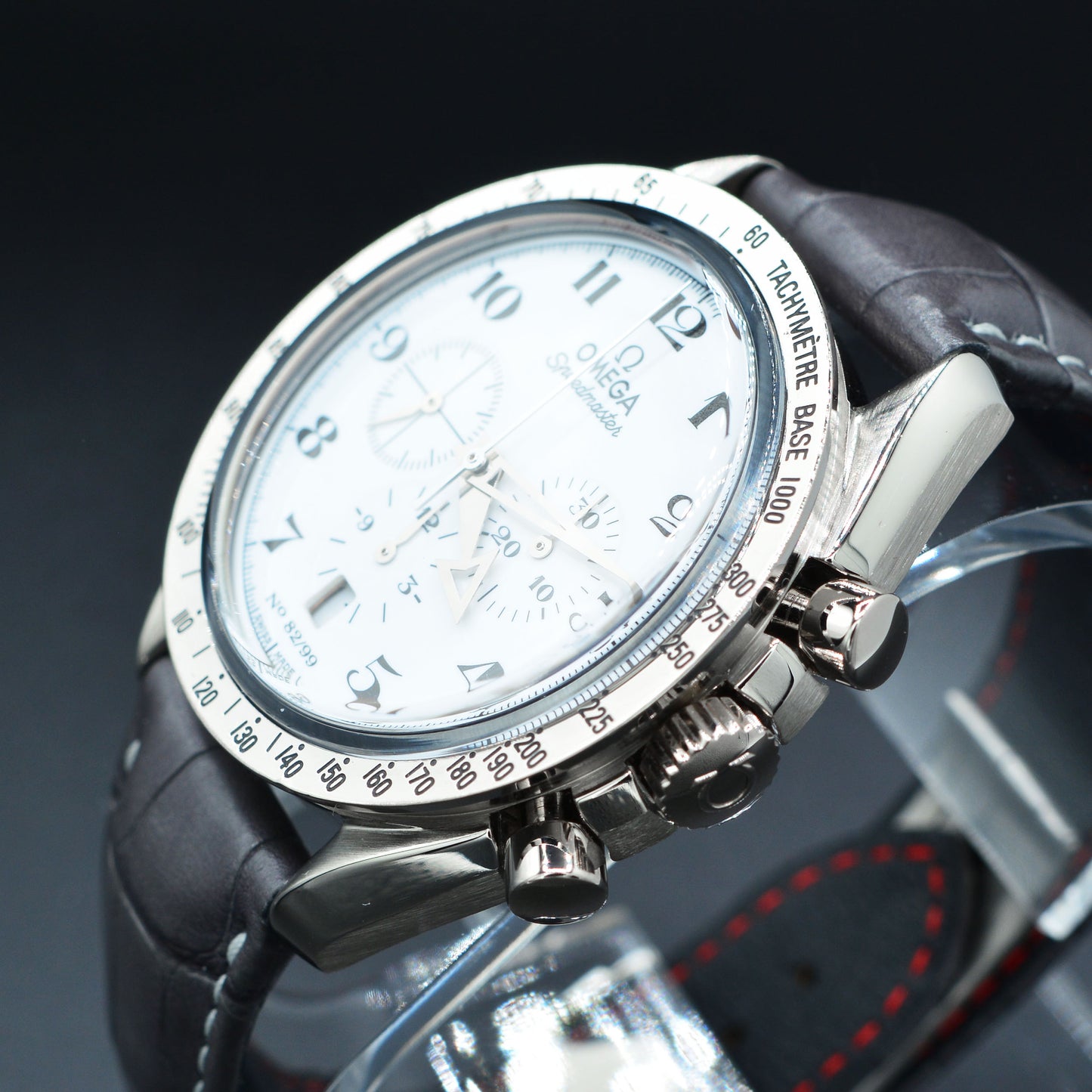 Rare - Omega Speedmaster Broad Arrow One of 99 18k White Gold - Freshly Serviced