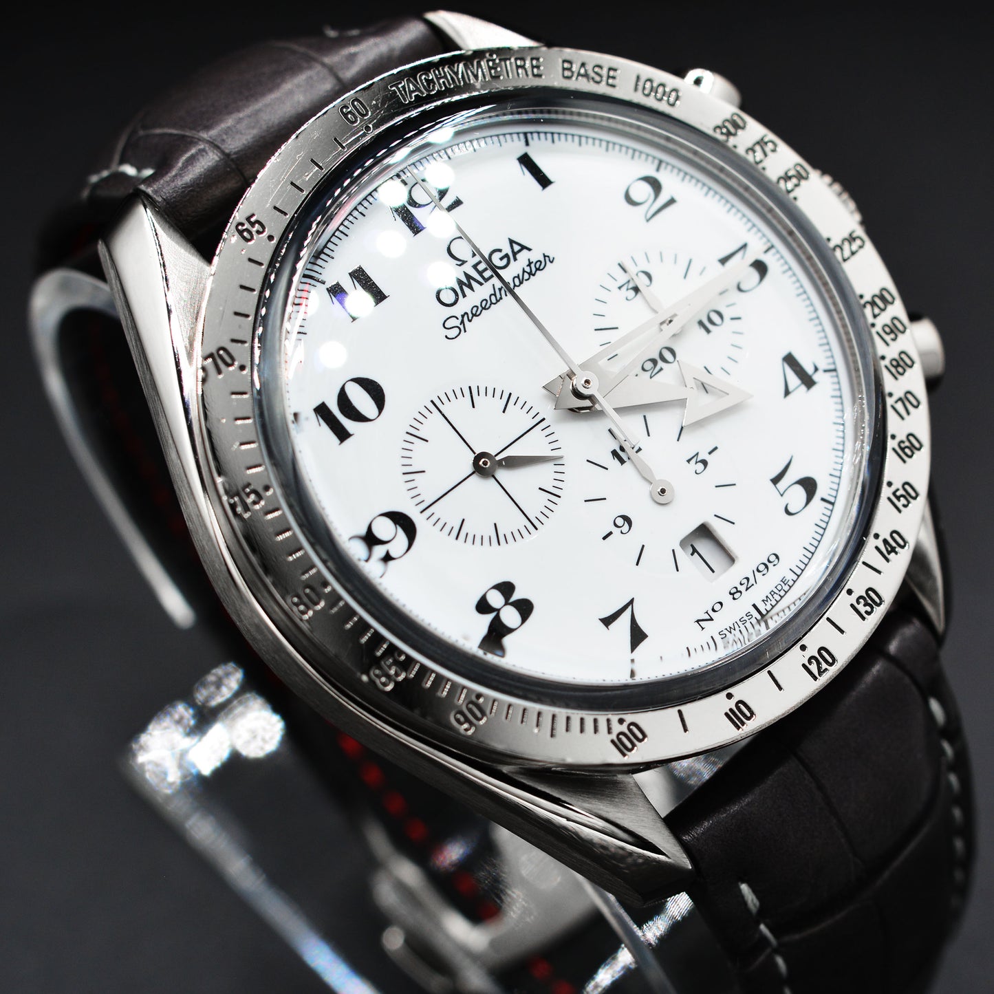 Rare - Omega Speedmaster Broad Arrow One of 99 18k White Gold - Freshly Serviced