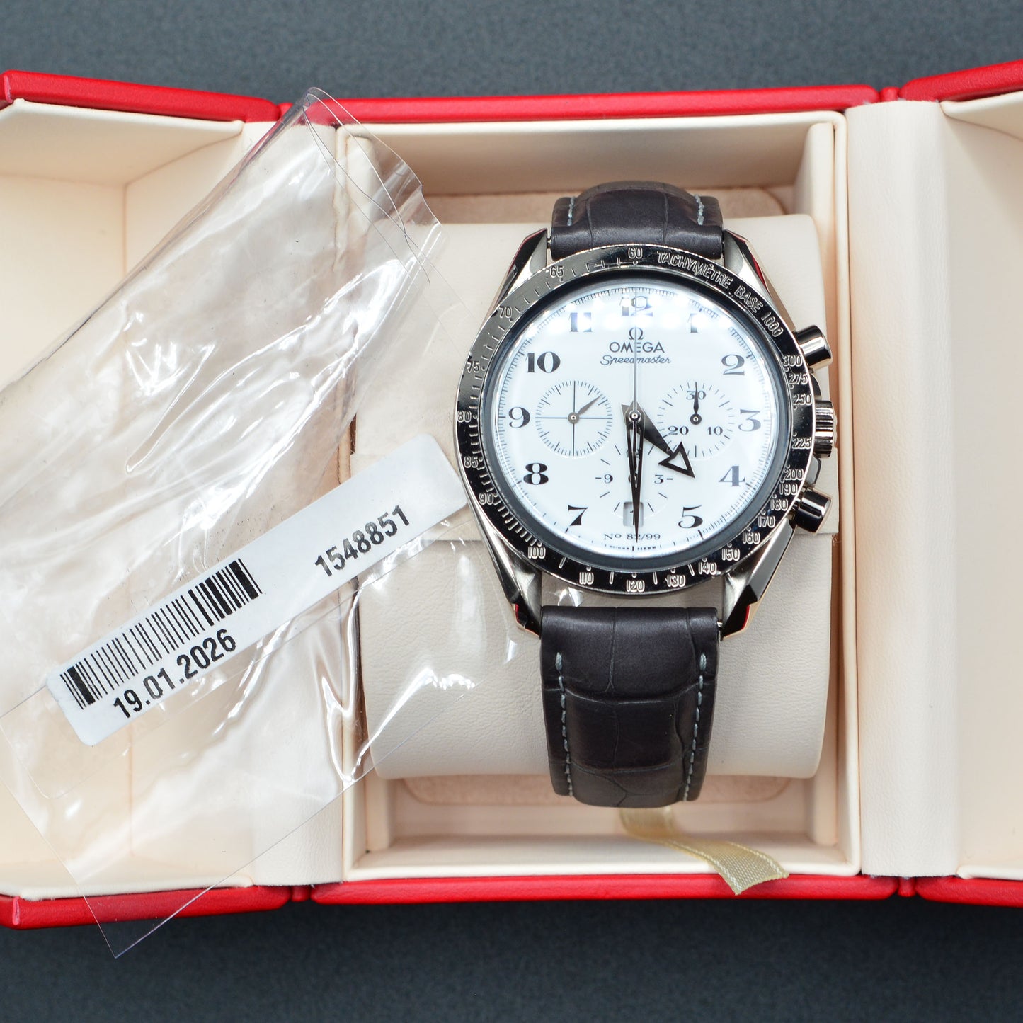 Rare - Omega Speedmaster Broad Arrow One of 99 18k White Gold - Freshly Serviced