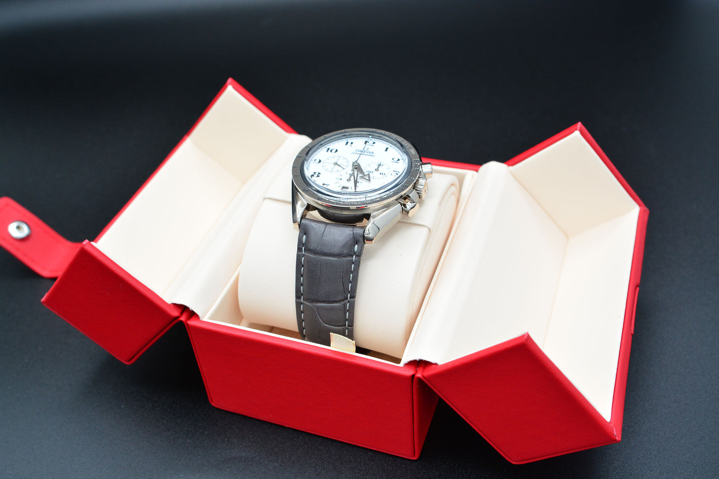 Rare - Omega Speedmaster Broad Arrow One of 99 18k White Gold - Freshly Serviced