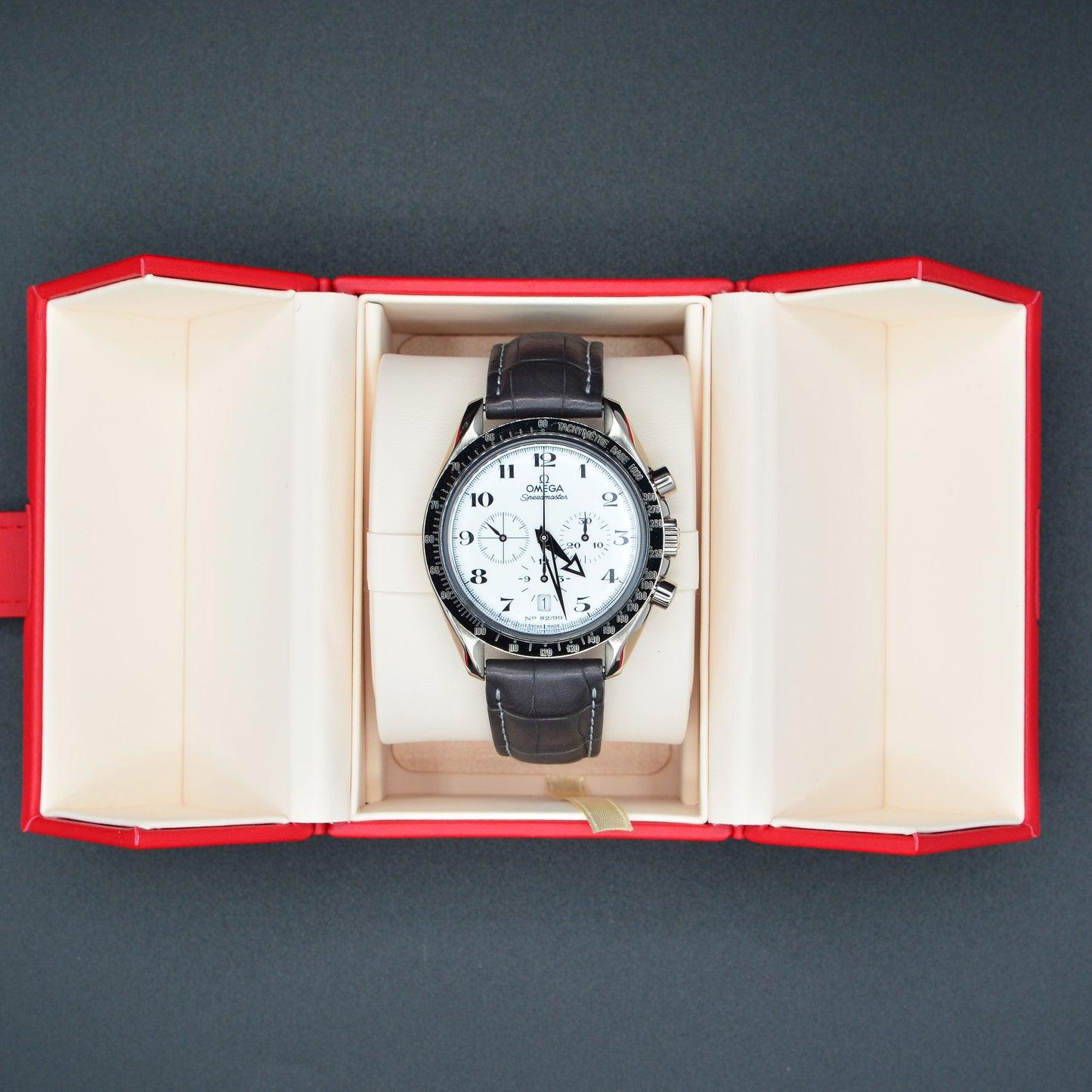 Rare - Omega Speedmaster Broad Arrow One of 99 18k White Gold - Freshly Serviced