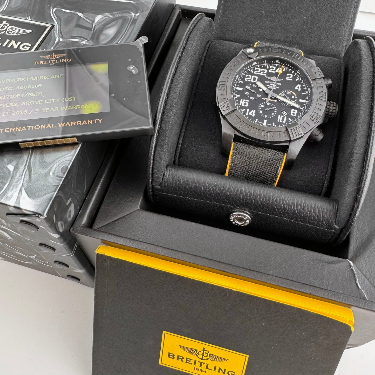 BREITLING Avenger Hurricane XB1210 Date Chronograph Automatic Men's Watch 50mm