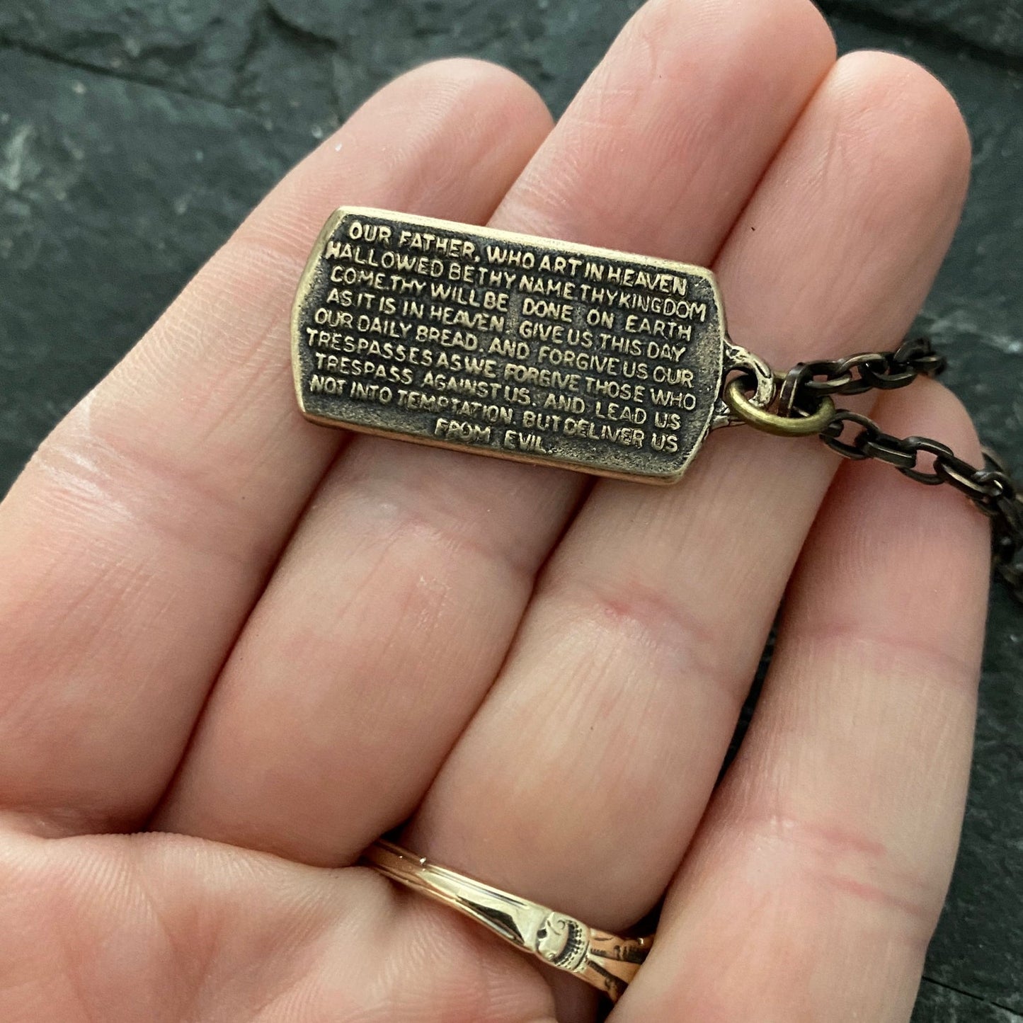 Lord's Prayer Necklace Johnny LTD